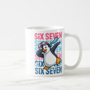 Funny Christmas Penguin Dabbing Xmas Dab Six Seven Coffee Mug