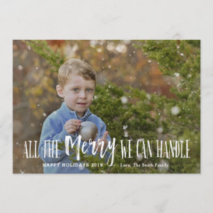 Funny Christmas Photo Card Holiday Card Kids