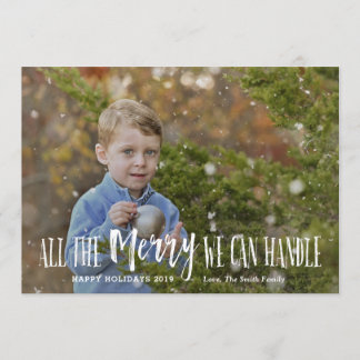 Funny Christmas Photo Card Holiday Card Kids