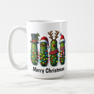 Funny Christmas Pickle Coffee Mug