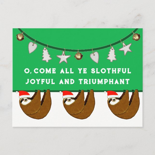 Funny Christmas Postcard (Front)