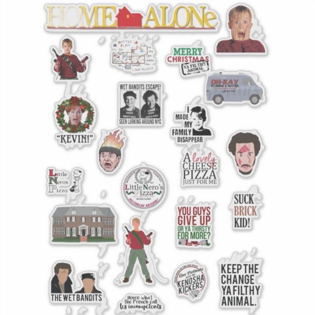 Funny Christmas Prank Stickers Pack (+10 pcs) 🎄😂 (Front)