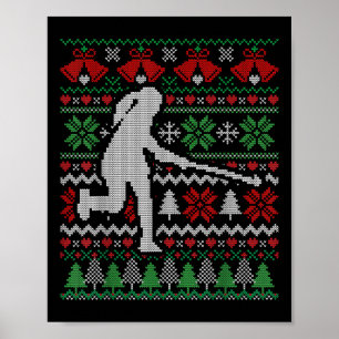 Funny Christmas Presents Uni Adult Christmas Field Poster