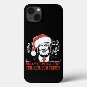 Funny Christmas President Trump Pyjamas Ugly Xmas iPhone 13 Case