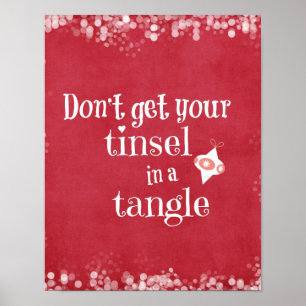 Funny Christmas Quote Poster