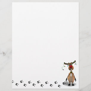 Funny Christmas Red Nosed Reindeer