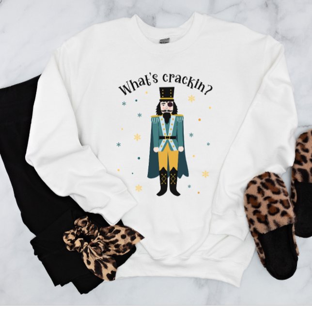 Funny Christmas retro vintage nutcracker Sweatshirt (Creator Uploaded)