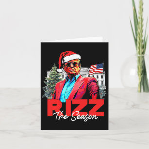 Funny Christmas Rizzmas Santa Xmas Rizz The Season Card