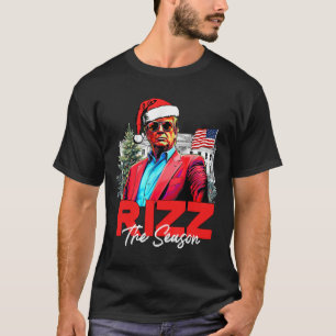 Funny Christmas Rizzmas Santa Xmas Rizz The Season T-Shirt