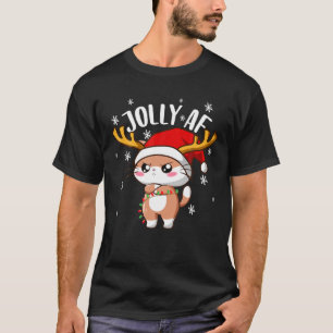 Funny Christmas S Funny Christmas Pajama Jolly AF T-Shirt