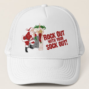 Funny Christmas Santa Claus Trucker Hat