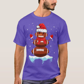 Funny Christmas  Santa Snowman T-Shirt