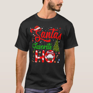 Funny Christmas Santa's Favourite Ho Xmas T-Shirt