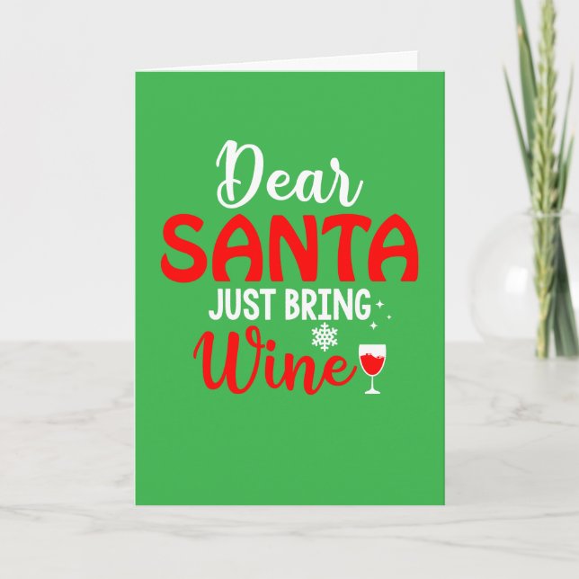 Funny Christmas saying Card (Front)