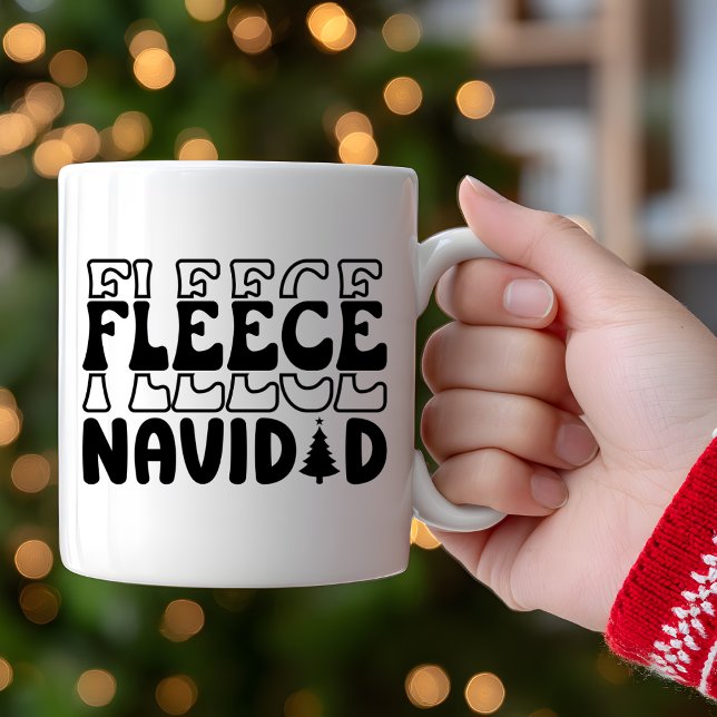 Funny Christmas saying, holiday quote) Two-Tone Coffee Mug (Creator Uploaded)