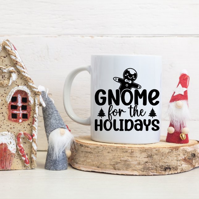 Funny Christmas saying, holiday quote) Two-Tone Coffee Mug (Creator Uploaded)