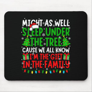 Funny Christmas Saying Retro Xmas Sarcastic Men Wo Mouse Pad