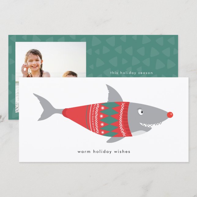Funny Christmas Shark (Front/Back)