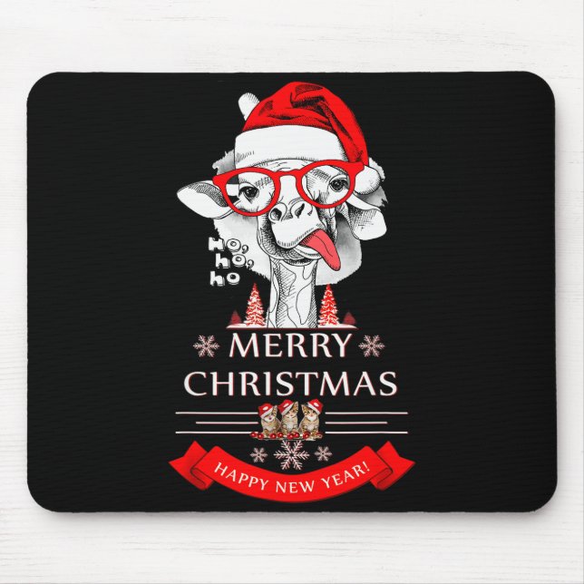 Funny Christmas Shirt Christmas Ho-ho-ho  Mouse Pad (Front)