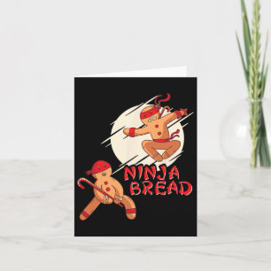 Funny Christmas Shirt For Boys Men Kids Karate Nin Card