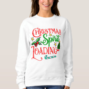 Funny Christmas shirt with loading design