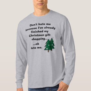 Funny Christmas Shopping Done Early T-shirt