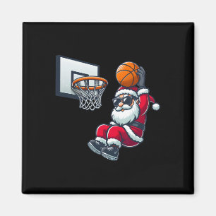Funny Christmas Sketll Santa Playing Sketll Boys M Magnet
