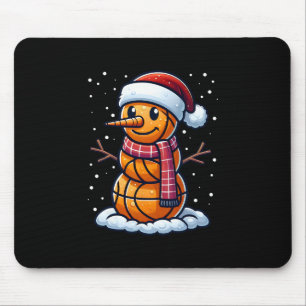 Funny Christmas Sketll Snowman Santa Sketll Boys M Mouse Pad