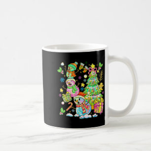 Funny Christmas Snowman Topper Tree Holiday Family Coffee Mug