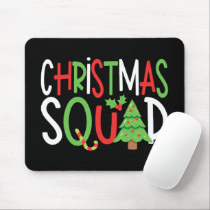 Funny Christmas Squad Family Holiday  Mouse Pad