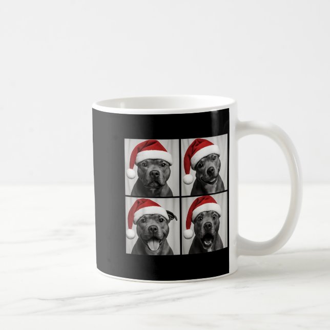 Funny Christmas Staffordshire Bull Terrier Santa P Coffee Mug (Right)