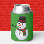 Funny Christmas Stocking Stuffer Can Cooler NAME<br><div class="desc">Add name of leave the field Blank</div>