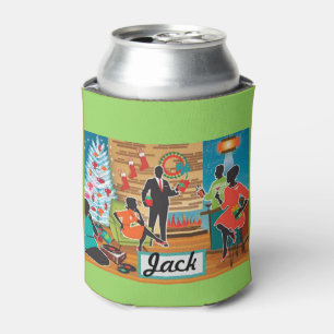 Funny Christmas Stocking Stuffer YOUR NAME Beer Can Cooler