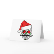 Funny Christmas Sugar Skull