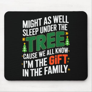 Funny Christmas Tee Shirts Kids Mens Xmas Pajamas  Mouse Pad
