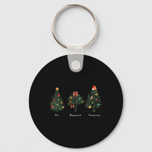 Funny Christmas Tree Anti Trump Hidden Message Fem Key Ring