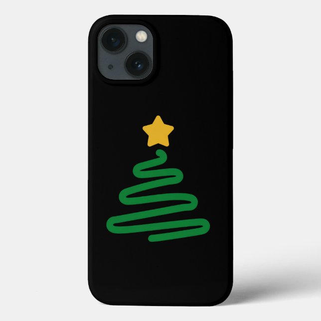Funny Christmas Tree Case-Mate iPhone Case (Back)