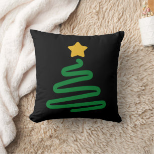 Funny Christmas Tree Cushion