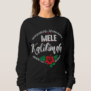 Funny Christmas Tree Lights Ugly Sweater Mele Kali