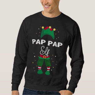 Funny Christmas Tree Lights Ugly Sweater PAP PAP E