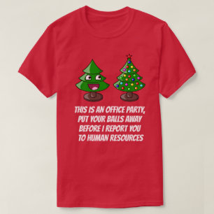 Funny Christmas Tree - Oifice Party T-Shirt