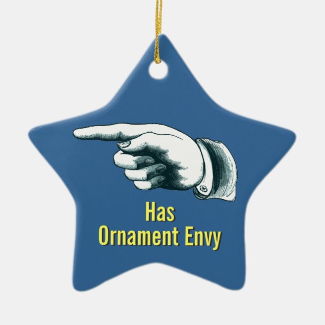 Funny Christmas Tree Ornament (Front)