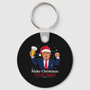 Funny Christmas Trump Make Christmas Great Again Key Ring