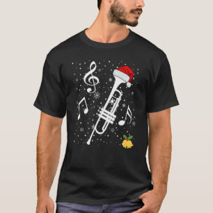 Funny Christmas Trumpet Player Cool Music Teacher  T-Shirt