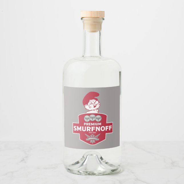 Funny Christmas Vodka Label (Front)