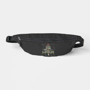 Funny Christmas Whippet Dog Lovers Gift Essential Bum Bags