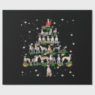 Funny Christmas Whippet Dog Lovers Gift Essential  Wrapping Paper