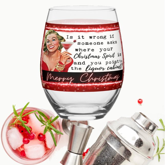 Funny Christmas Wine Glass Best Friend "Liquor Cab (Creator Uploaded)