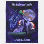 Funny Christmas Wolf Pun Happy Howlidays | Custom