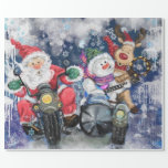 Funny Christmas Wrapping Paper Happy Best Friends<br><div class="desc">Happy Christmas Best Friends Funny Wrapping Paper - MIGNED Painting Design - Customisable</div>